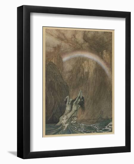 Rhinemaidens-Arthur Rackham-Framed Photographic Print