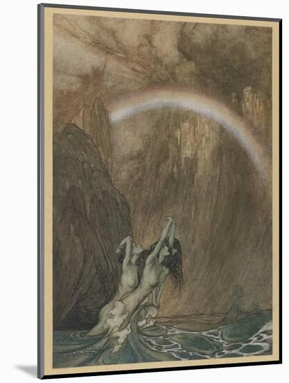 Rhinemaidens-Arthur Rackham-Mounted Photographic Print