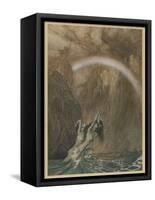 Rhinemaidens-Arthur Rackham-Framed Stretched Canvas