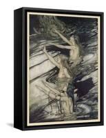 Rhinemaidens-Arthur Rackham-Framed Stretched Canvas