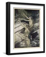 Rhinemaidens-Arthur Rackham-Framed Art Print