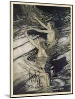 Rhinemaidens-Arthur Rackham-Mounted Art Print