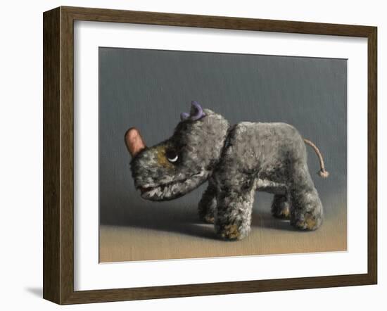 Rhino, 2015,-Peter Jones-Framed Giclee Print