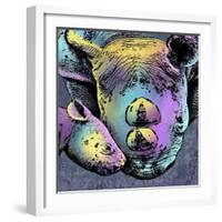 Rhino 2-Marlene Watson-Framed Giclee Print