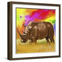 Rhino 2-Howie Green-Framed Giclee Print