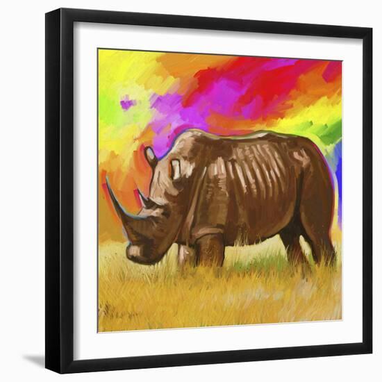 Rhino 2-Howie Green-Framed Giclee Print