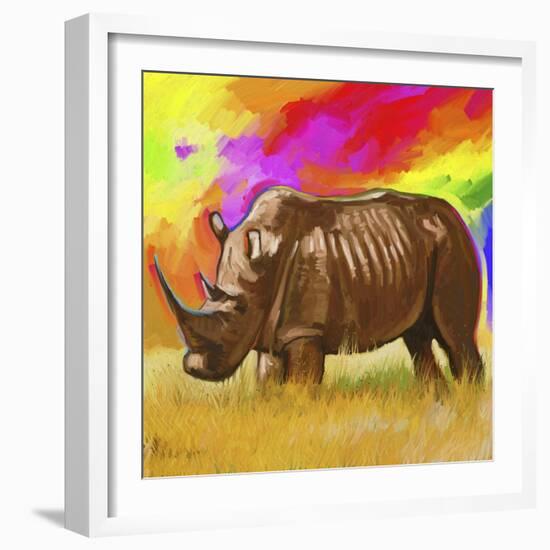 Rhino 2-Howie Green-Framed Giclee Print