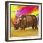 Rhino 2-Howie Green-Framed Giclee Print