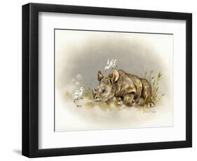 Rhino Baby-Peggy Harris-Framed Giclee Print