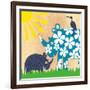 Rhino Family-Z Studio-Framed Art Print