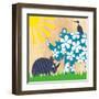 Rhino Family-Z Studio-Framed Art Print