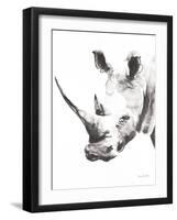 Rhino Gray Crop-Aimee Del Valle-Framed Art Print