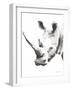 Rhino Gray Crop-Aimee Del Valle-Framed Art Print