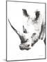 Rhino Gray Crop-Aimee Del Valle-Mounted Art Print