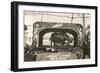 Rhino in Circus Wagon, 1915-null-Framed Art Print