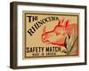 Rhino Matches-Mark Rogan-Framed Art Print