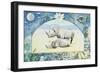 Rhino (Month of February from a Calendar)-Vivika Alexander-Framed Giclee Print