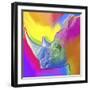 Rhino Pop Art-Howie Green-Framed Giclee Print