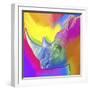 Rhino Pop Art-Howie Green-Framed Giclee Print