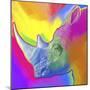 Rhino Pop Art-Howie Green-Mounted Giclee Print