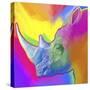 Rhino Pop Art-Howie Green-Stretched Canvas