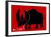 Rhino with a White Portable Music Device and Headphones-Complot-Framed Art Print