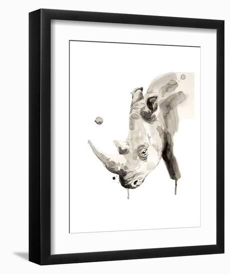 Rhino-Philippe Debongnie-Framed Art Print