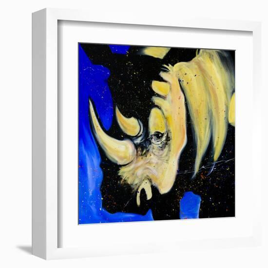 Rhino-null-Framed Art Print