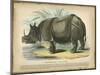 Rhino-null-Mounted Art Print