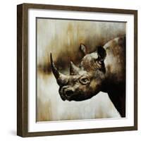 Rhino-Sydney Edmunds-Framed Giclee Print