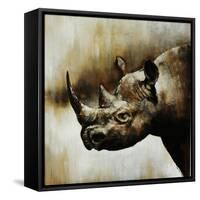 Rhino-Sydney Edmunds-Framed Stretched Canvas