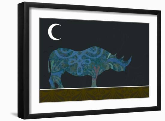 Rhino-Teofilo Olivieri-Framed Giclee Print
