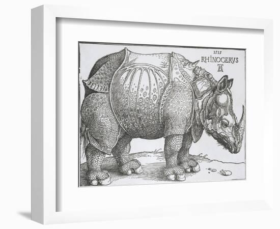 Rhinoceros, 1515-Albrecht Durer-Framed Art Print