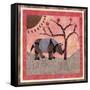 Rhinoceros II-David Sheskin-Framed Stretched Canvas