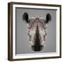 Rhinoceros Low Poly Portrait-kakmyc-Framed Art Print