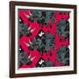 Rhinoceros Red-Sharon Turner-Framed Art Print