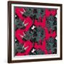 Rhinoceros Red-Sharon Turner-Framed Art Print