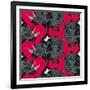 Rhinoceros Red-Sharon Turner-Framed Art Print