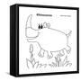 Rhinoceros-Olga And Alexey Drozdov-Framed Stretched Canvas