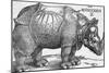 Rhinoceros-Albrecht Dürer-Mounted Giclee Print