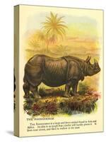 Rhinoceros-null-Stretched Canvas