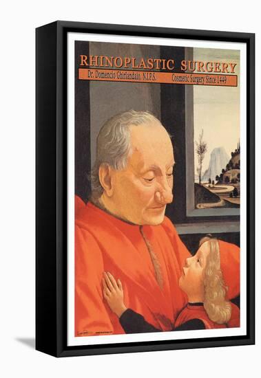 Rhinoplastic Surgery-null-Framed Stretched Canvas