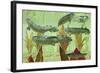 Rhizodus Hibberti, an Extinct Group of Carboniferous Lobe-Finned Fish-null-Framed Art Print