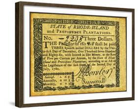 Rhode Island Banknote-null-Framed Giclee Print