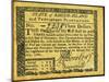 Rhode Island Banknote-null-Mounted Giclee Print