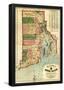 Rhode Island - Panoramic Map-null-Framed Poster