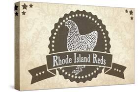 Rhode Island Reds 1-null-Stretched Canvas