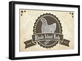 Rhode Island Reds 1-null-Framed Giclee Print