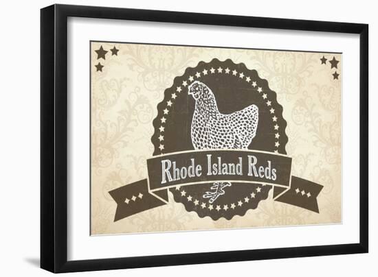 Rhode Island Reds 1-null-Framed Giclee Print