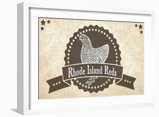 Rhode Island Reds 1-null-Framed Giclee Print